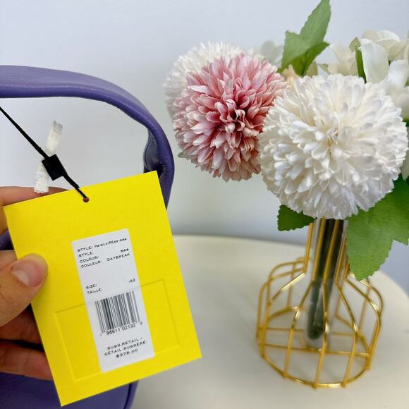 MARC JACOBS Purple Mini 'The Pushlock' Bag - Picture 9 of 9